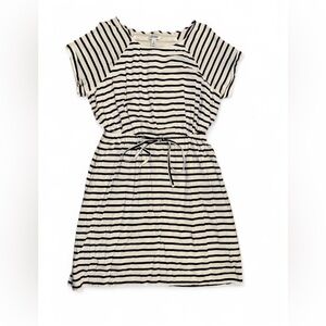 Striped Black and White Kids Dress
